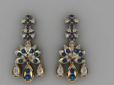 FASION EARING 3D model 2