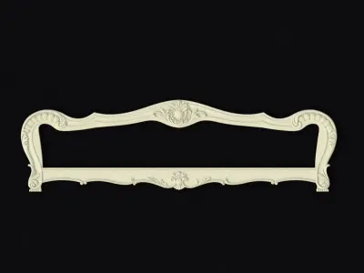 headboard for bed 3D model
