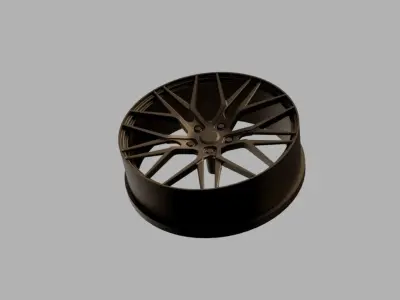 J38 Japan racing 1 to 24th scale modeling custom rim 3D print model