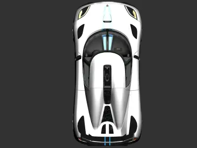 Koenigsegg version 3d model  Low-poly 3D model