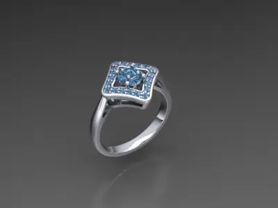 luxury rings 3D print model