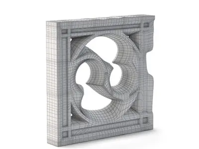 15th Century Gothic Architectural Castres France 3D model