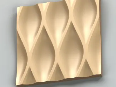 Wall Panel 004 3D model