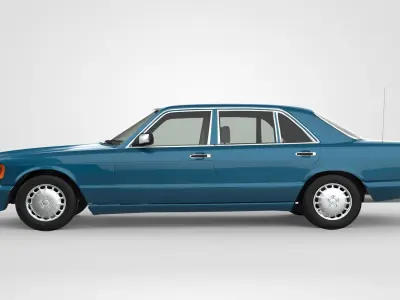 Mercedes Benz 350 SEL 3D model