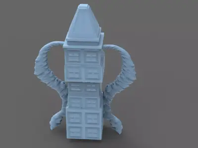 Cthulhu tentacle obylisk  3D model
