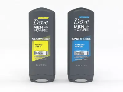 Dove Men Body Wash 3D model