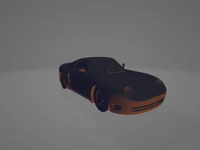 Luxury Sports Car 3D model purchase