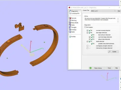 Louis Vuitton Bracelet 3D print model