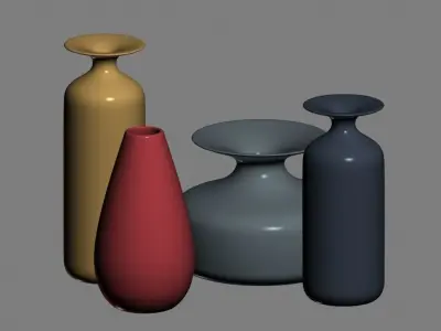 vase 12 3D model purchase