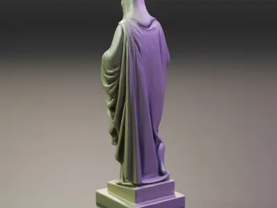 religious statue 3D model