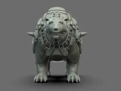 Soleucy - Bear - Hunter Pet 3D model