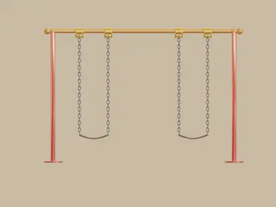 Swings 3D model