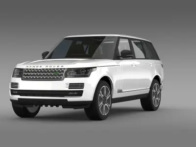 Range Rover Hybrid LWB L405 3D model