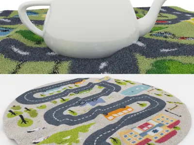 Rugs No 341 Low-poly 3D model
