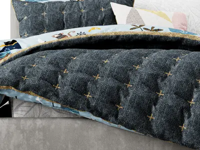 Organic Multi Stripe Sheet Set  3D model