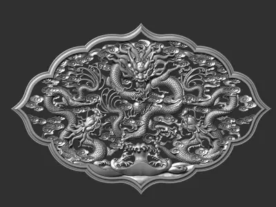 dragon pendant 3D print model