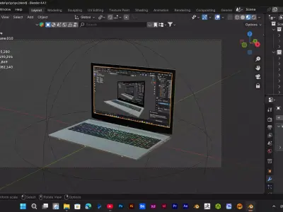 laptop HP Zbook 15v g5 pro 3D print model