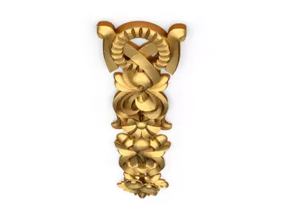 carved classic decorative ornament cnc 3d printing stl 17  3D print model