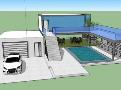 Modern House 3D model