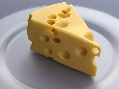 Cheese 3D model