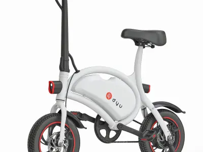 DYU Smart Electric Bike D2 3D model