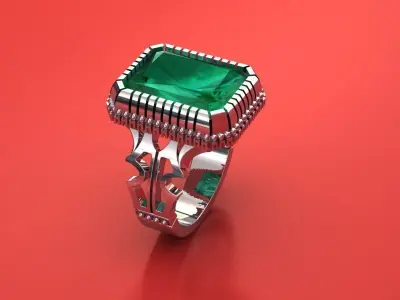 men ring size 65 3D print model