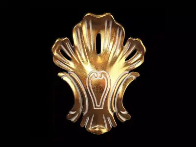 Classic carved 067 3D model