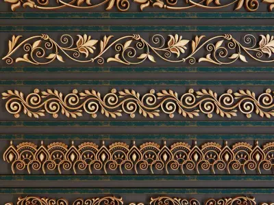 Ornament Trim Vol 03 3D model