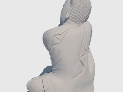 Resting Buddha 3D model