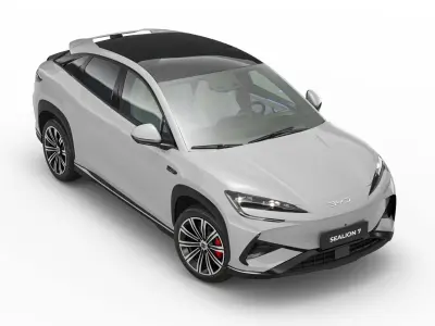 2025 BYD Sealion 7 With Interior 3D model