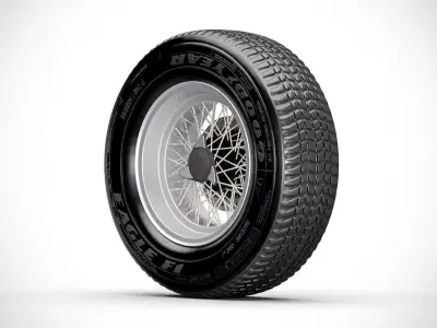 Wheel v8 3D model
