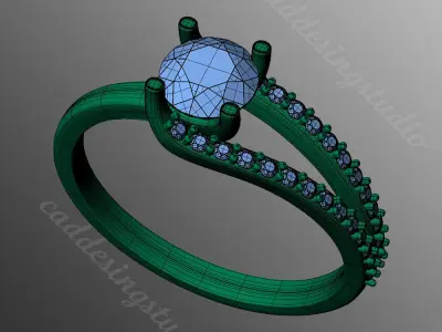Ring bi136 3D print model