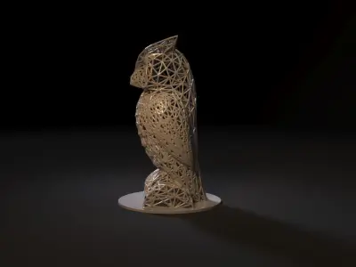 Owl decor 3D print model