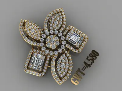 FASION PENDANT 3D model 15