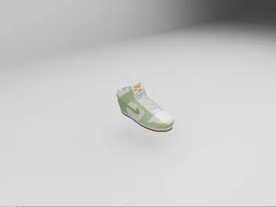 Nike Sportswear DUNK HI RETRO shoes Free low-poly 3D model