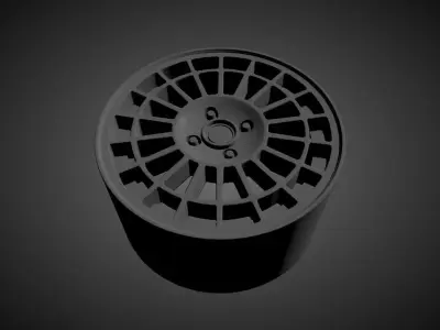 SPEEDLINE CORSE LANCIA DELTA  scalable and printable rims 3D print model