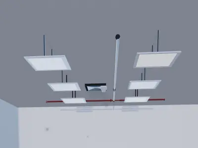 Led lights Low-poly 3D model