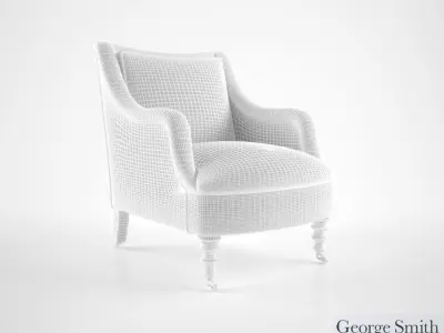 George Smith Fairhill chair 3D model