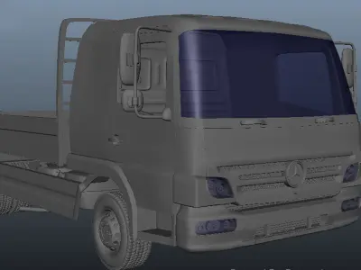 truck mercedes benz 3D model