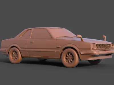 Honda Prelude 3D print model