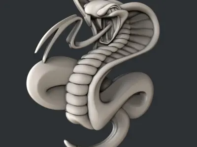 3d STL models for CNC cobra 3D model