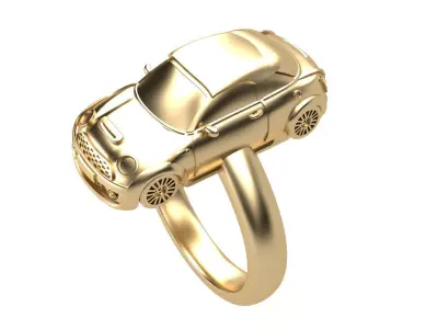 TPR01 Car ring 3D print model 3D print model