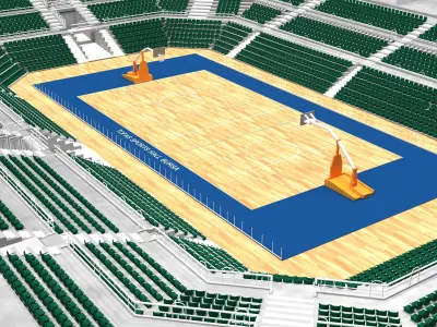 sports arena  3D model