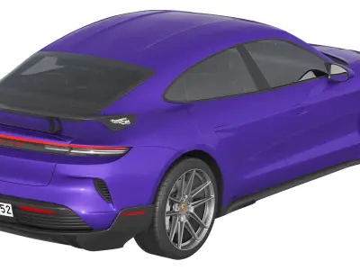 Porsche Taycan Turbo GT 3D model