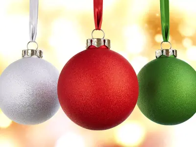 Christmas Bauble Decoration 3D model