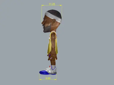 Lebron James 3D print model