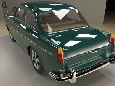 Volkswagen Type 3 notchback 1963 3D model