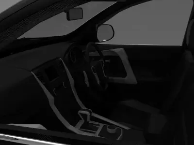 2018 MITSUBISHI PAJERO SPORT DAKAR with HQ INTERIOR 3D model