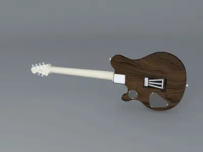 Ernie Ball MUSICMAN Eddie Van Halen Model guitar Free 3D model