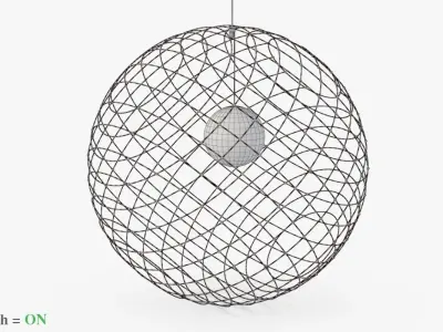 Forestier Sphere Pendant 3xl 3D model